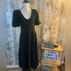Nation LTD Black Midi Dress